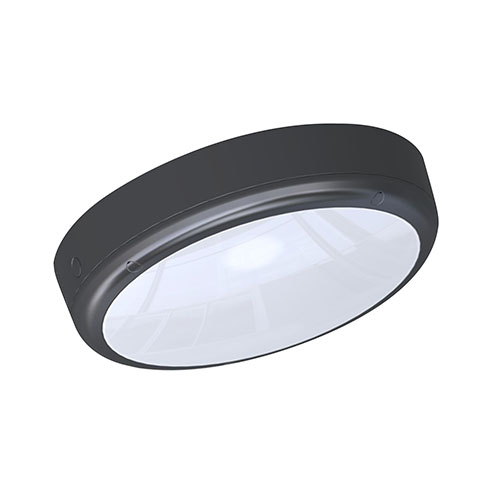 Argo Circular, IP65 Weatherproof Non-emergency, Switchable Colour & Output, Black